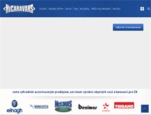Tablet Screenshot of hvcaravans.cz